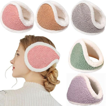 Earmuffs - Windproof and warm earmuffs - Extra thick earmuffs - Winter outdoor essentials (Beige).