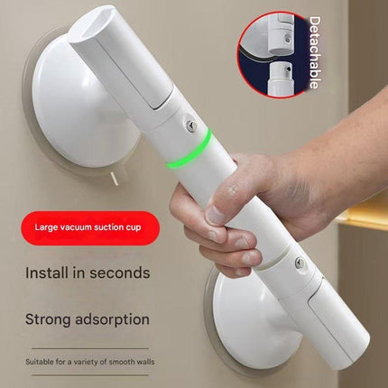 Shower Handle with Suction Cup Bathroom - Suitable for shower and toilet - Moisture-resistant - Non-slip - Safety handle - Removable - Wall bracket - Handle for the elderly and children - 35 CM.