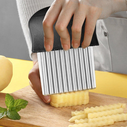 Household potato knife - potato flower knife - potato cutting knife - multifunctional knife - vegetable cutting knife made of stainless steel.