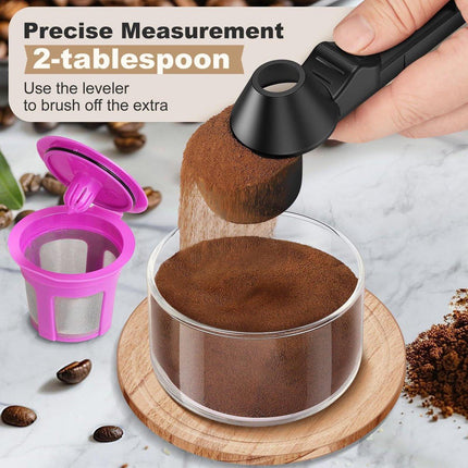 Coffee Scoop – Measuring Spoon – Coffee Accessories – Coffee Measuring Spoon | A Spoon with a Funnel – Scoops – Coffee Scoop.