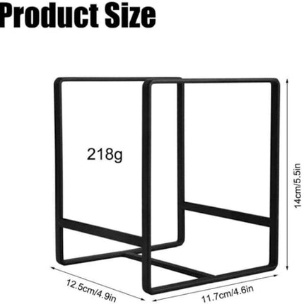 Set of Two - Cabinet-Style Plate Rack - Waterproof - Stainless Steel - No Installation Required - Compatible with Most Plates and Cutlery.
