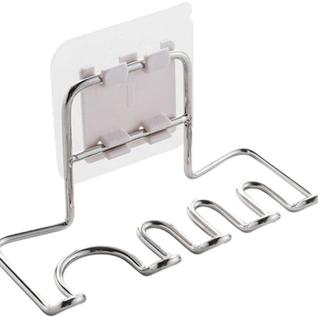 Bathroom storage rack - Wall-mounted toothbrush holder - Hanging bathroom storage rack.