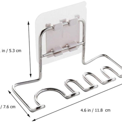 Bathroom storage rack - Wall-mounted toothbrush holder - Hanging bathroom storage rack.