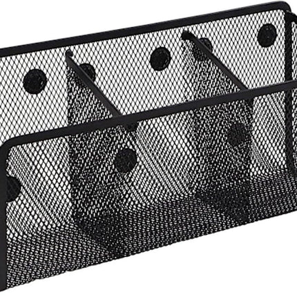 Pen Holder - Mesh Storage Basket with Extra Strong Magnets - Freezer Safe - Whiteboard - Cabinet Accessory - Office Supplies Organizer.