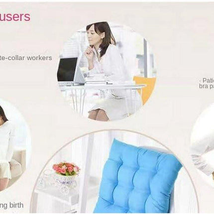Indoor and Outdoor Chair Cushions - Set of 4 - Square Cotton Chair Cushions - Wicker Chair Cushions - Suitable for Dining Chairs, Patio Chairs, Camping Chairs and Kitchen Chairs (40x40cm) - (Yellow).