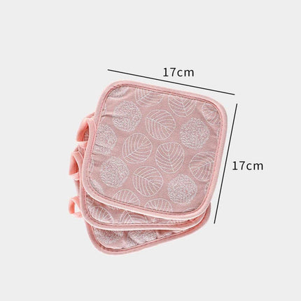 4-Pack Kitchen Heat Insulation Mats - Cotton and Linen Material - Heat Resistant - Kitchen Pot Holder - Non-Slip - Anti-Scald - Multifunctional Pot Holder - Placemat.