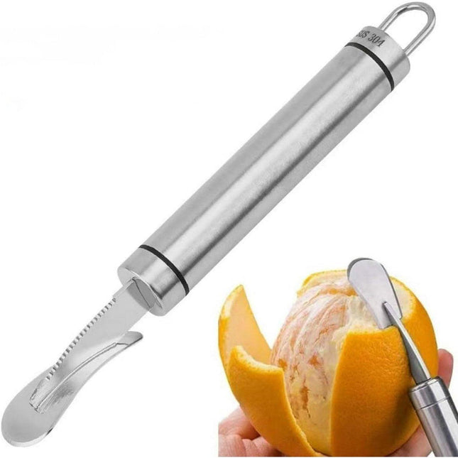 Orange Peeler - Stainless Steel Slicer - Paring Knife - Fruit Tools - Kitchen Gadgets.