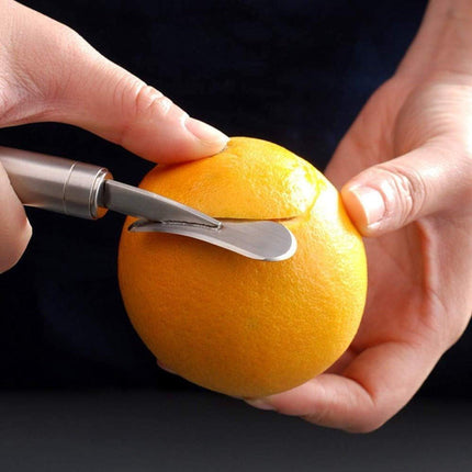 Orange Peeler - Stainless Steel Slicer - Paring Knife - Fruit Tools - Kitchen Gadgets.