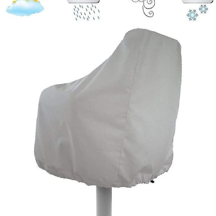 Seat Covers - Waterproof Outdoor Seat Covers for Pontoon Boats, Captain's Chairs - Oxford Fabric Seat Covers for Driver's Seat - 2-Pack.