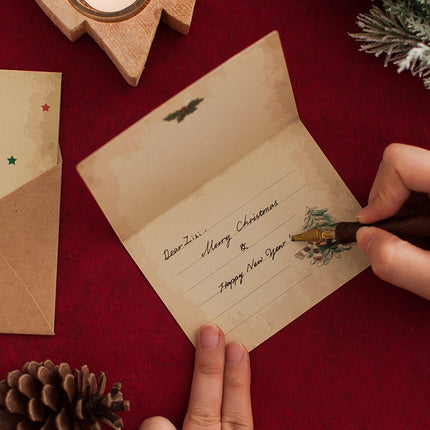 Christmas cards with envelopes - 6 sets - Christmas Eve cards - Christmas decorations - Christmas cards - New Year's cards - Making Christmas cards - Christmas card sets.