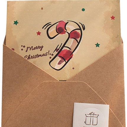 Christmas cards with envelopes - 6 sets - Christmas Eve cards - Christmas decorations - Christmas cards - New Year's cards - Making Christmas cards - Christmas card sets.