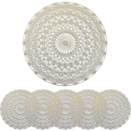 Restaurant placemats - round - 6-pack.