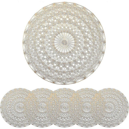 Restaurant placemats - round - 6-pack.