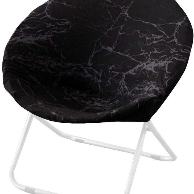 Chair Cover - Round Folding Moon Sun Elegant Stretch Chair Cover - Stretch Disc Chair Cover.