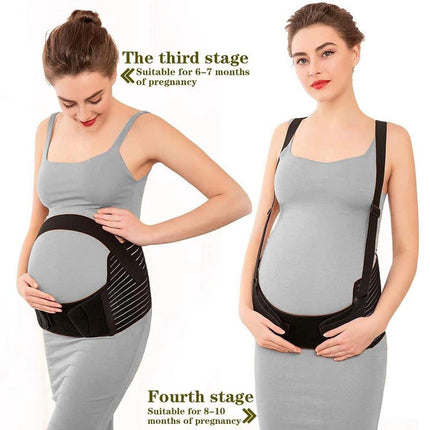 Belly Support - Pregnancy - Black XL.