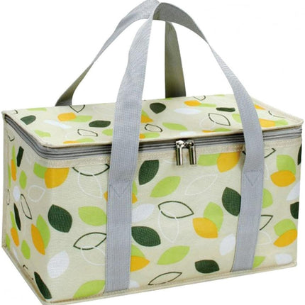 Large Cooler Bag - Picnic Cooler Bag, Lunch Bag - Lined - Keep Warm or Cold - Insulated Cooler Bag for Camping, BBQ, Home, Car & Outdoor Activities.