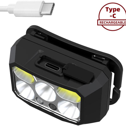 Headlamp LED Rechargeable - Headlight - 2-Pack LED Headlamp - Rechargeable - Ultralight, High Brightness - Waterproof Headlamp Flashlight, Suitable for Hiking, Camping, Running, Fishing and Hunting.