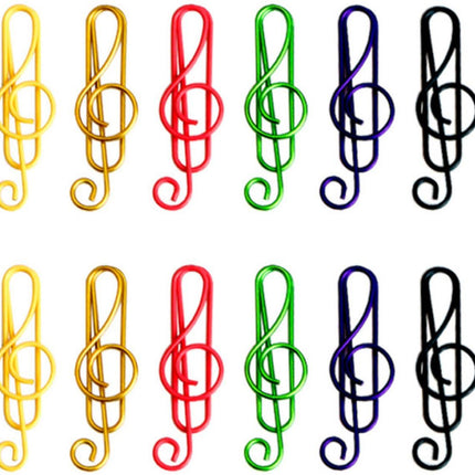 Paperclips - Note Shape - Metal Paperclips - Office Supplies - Folders - Writing Instruments - 100 Pieces.