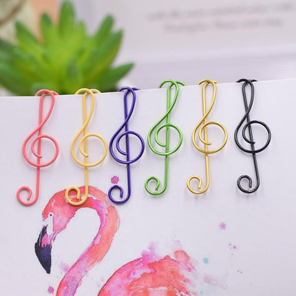 Paperclips - Note Shape - Metal Paperclips - Office Supplies - Folders - Writing Instruments - 100 Pieces.