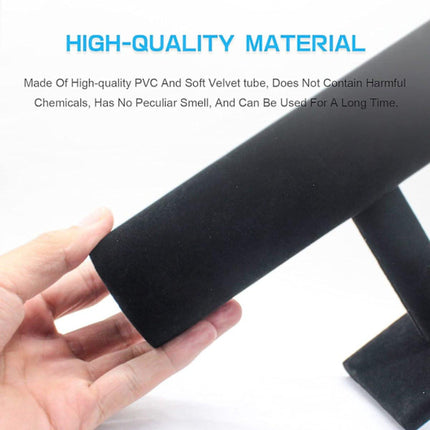 Bracelet Stand - Watch Stand - Flannel Bracelet Display Stand - T-Shaped Display Stand Jewelry Bracelet Watch Display Stand.