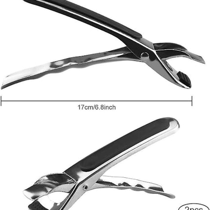 Anti-burn clip - two-piece plate clip - insulation material for the air fryer handle.