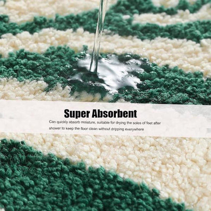 Non-slip bath mat - Indoor/outdoor living room - kitchen - bedroom non-slip - bath mat - soft and absorbent bath mat (40*60cm).