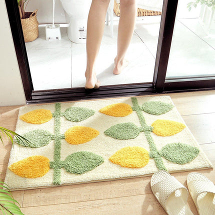 Non-slip bath mat - indoor/outdoor living room, kitchen, bedroom Non-slip bath mat - soft and absorbent bath mat (40*60cm).