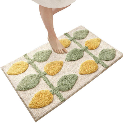 Non-slip bath mat - indoor/outdoor living room, kitchen, bedroom Non-slip bath mat - soft and absorbent bath mat (40*60cm).