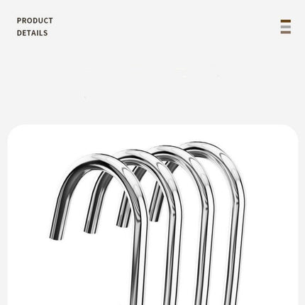 10-pack - Non-slip - Space-saving - Storage rack - Wardrobe belt/scarf hooks - Suitable for displaying hats, vests, ties, shawls (black).