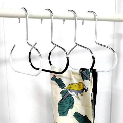 10-pack - Non-slip - Space-saving - Storage rack - Wardrobe belt/scarf hooks - Suitable for displaying hats, vests, ties, shawls (black).