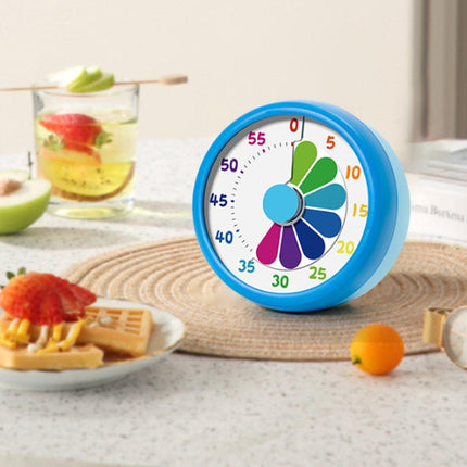 Kitchen Timer - Kitchen Timer - Timer - Digital Kitchen Timer - Child-Friendly Visual Mechanical Timer - Magnetic Sticker Timer - Rainbow Pattern.