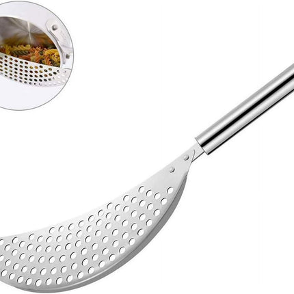 Colander - Stainless steel colander with handle - Kitchen colander - Multifunctional draining rack - Stainless steel kitchen colander.