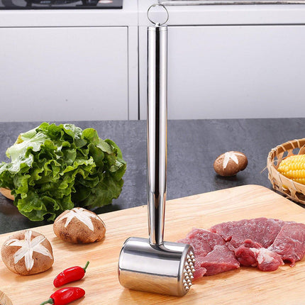 Meat Tenderizer - Household Stainless Steel Meat Tenderizer - Steak Hammer - Stainless Steel Meat Tenderizer - Kitchen Utensils - Pork Chop Tenderizer - Beef Tenderizer.