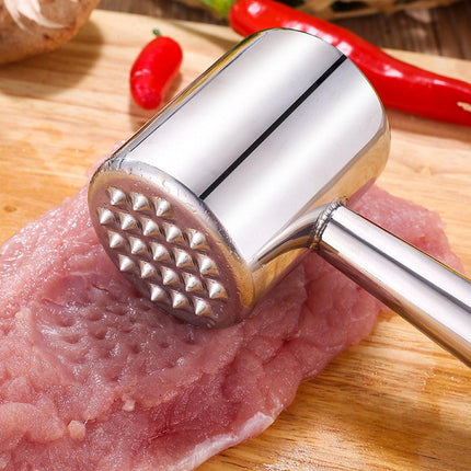 Meat Tenderizer - Household Stainless Steel Meat Tenderizer - Steak Hammer - Stainless Steel Meat Tenderizer - Kitchen Utensils - Pork Chop Tenderizer - Beef Tenderizer.