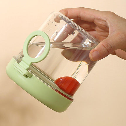 Yogurt Cup to Go - 880 mL - Muesli Cup - Oats Pots - Soup Cup - Lunch Cup - Lunch Pot - Leak-Proof - Insulated - with Spoon - Dishwasher Safe - Purple.