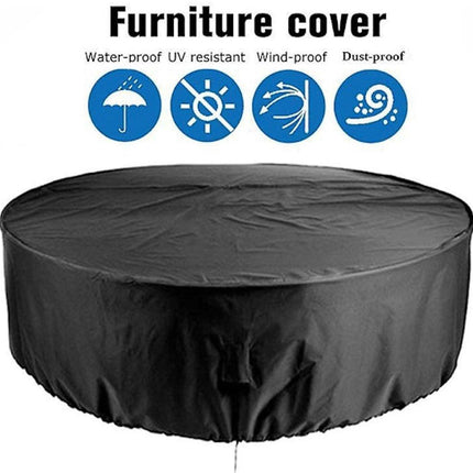 Dust Cover - Round Patio Table, Waterproof Cover - Anti-Fading Furniture Cover - (227 * 100 cm).
