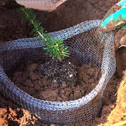 Garden Tools - 3-Piece Root Protection Baskets - Gopher-Resistant Stainless Steel Wire Basket Barriers - Keep Burrowing Animals, Pests, Voles, Moles, and More Out - 24 x 24 Inches.