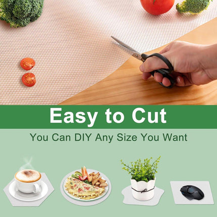 30*300cm non-stick coated shelves - waterproof and oil-resistant - thickened - easy to clean and cut - drawer insert - suitable for refrigerators, desks, cabinets, kitchens.