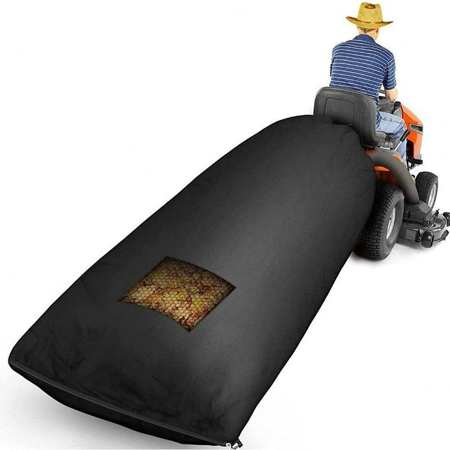 Riding Mower Grass Bag - Riding Mower Leaf Bag 6.6 x 4.3 Inches Durable Leaf Bag - Large Capacity - Quickly Removes Leaves from Your Lawn (Black, One Piece).