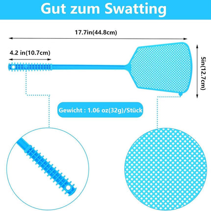 Fly Swatters - Fly Swatters - Mosquito Repellent - 5 Stable Fly Swatters.