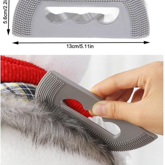 Deshedding Brush - Cat Brush - Cat Comb - Brush Against Cat Hair - Anti-Shedding - Coat Care - Gray.
