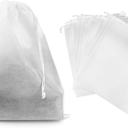 Drawstring Dust Cover - 6-Piece Breathable Non-Woven Large Size Storage Bag - For Handbags, Tote Bags & Shoes - 50x40cm.