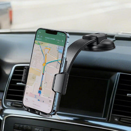 Phone Holder - Universal Base - 360° Rotatable Car Phone Holder - Suitable for cars, trucks, vehicles, windshields and mobile navigation systems..