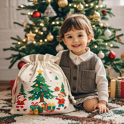 Gift Bags - Large Gift Bags - Packaging Bags - Large Gift Bags - Christmas Gift Bags - Wrapped Gift Bags - Cotton Storage Bags - 48x65cm.