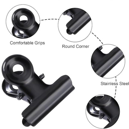 Metal Clip - Office Supplies - Paper - Receipt - Label - Bag - Shop - Office - Reusable.
