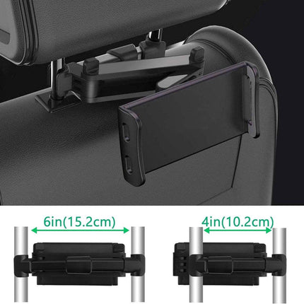 Car Phone Holders - Phone Holder - Back Seat - Adjustable Phone Holder - Back Seat Phone Holder - Universal Car Phone Holder - Black.