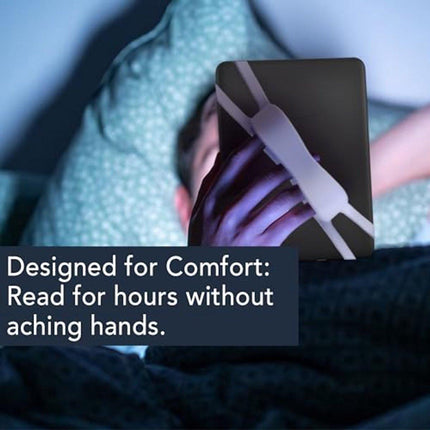 2-Pack Hand Rests for E-Readers & Tablets - Non-Slip & Comfortable to Hold - Suitable for 4.7-8 Inch Screens - Black + Black.