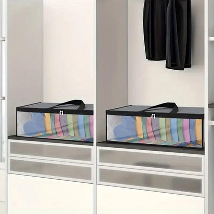 Cap Storage Bag | Set of 2 Storage Bag / Storage Sleeve - for baseball caps and other caps | Cap Organizer with 2 Handles for Closet | Moisture Protection - Gray.
