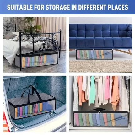Cap Storage Bag | Set of 2 Storage Bag / Storage Sleeve - for baseball caps and other caps | Cap Organizer with 2 Handles for Closet | Moisture Protection - Gray.