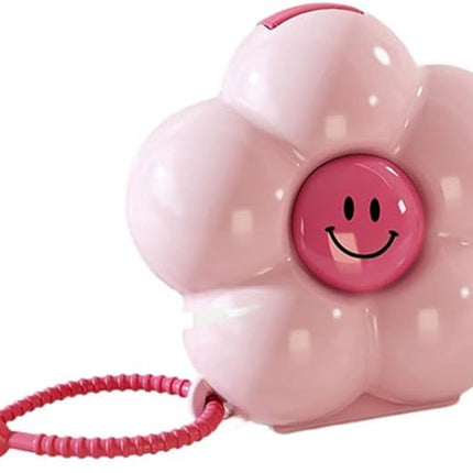 Mini Pill Box - Portable Jewelry Box - Flower-Shaped Storage Box - For storing small accessories - Suitable for boys and girls (Pink).